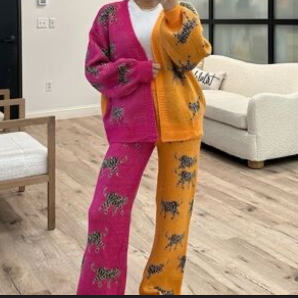 Tiger pink orange SET!
